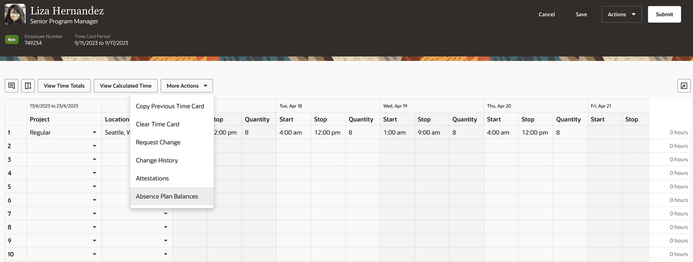 Oracle HCM Update 24B: Absence Management
