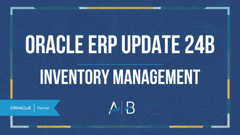 ERP update 24b - inventory management