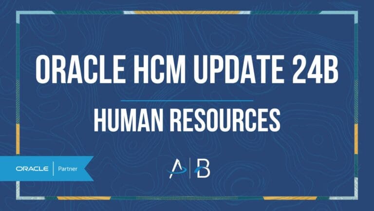 HCM update 24b - Human Resources