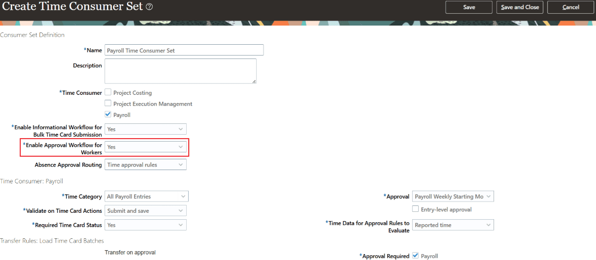 Oracle HCM Time and Labor 26C